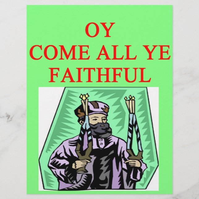 jewish channukah carol (Front)