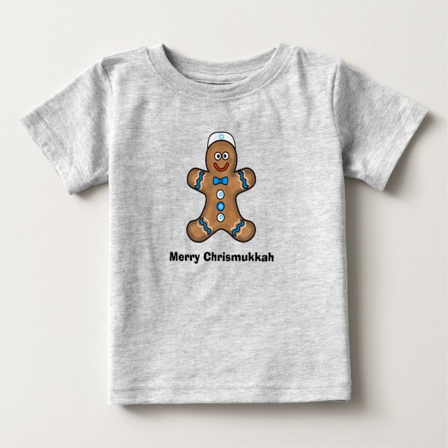 Jewish Christian Baby Chrismukkah Open T-Shirt (Front)