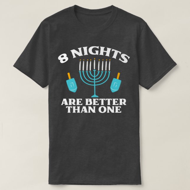Jewish Christmas Funny Hanukkah  T-Shirt (Design Front)