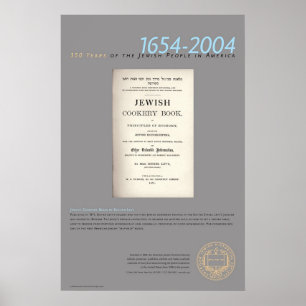 Jewish Cookery Book By Esther Levy Poster