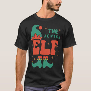 Jewish Elf Family Matching Christmas Pjs Funny T-Shirt