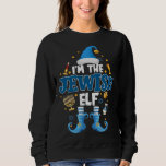 Jewish Elf Funny Hanukkah Gift Chanukah Cute ELF C Sweatshirt<br><div class="desc">Jewish Elf Funny Hanukkah Gift Chanukah Cute ELF Christmas</div>