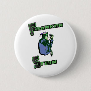 Jewish Franken Stein 6 Cm Round Badge