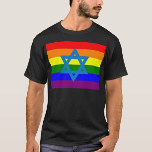 Jewish Gay Pride Flag T-Shirt