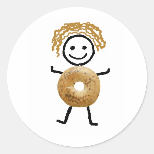 Jewish Gift-Sticker Classic Round Sticker (Front)