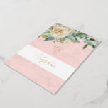 Jewish Girl Gold Baby Naming Pink Roses Religious<br><div class="desc">Roses with gold spots Hebrew Naming Ceremony invitation.
The floral design has text that is easily changed to your information. 
Choose from a range of paper types.</div>