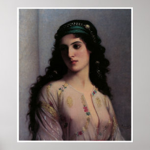 Jewish Girl in Tangiers, Charles Landelle Poster