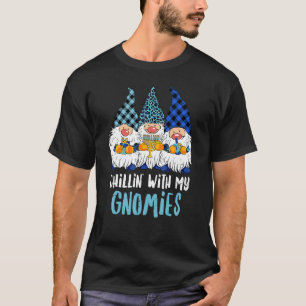 Jewish Gnome Hanukkah Menorah Chillin' With My Gno T-Shirt