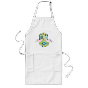 Jewish Hamsa Long Apron