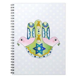 Jewish Hamsa Notebook