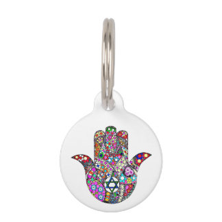 Jewish Hamsa Pet Tag