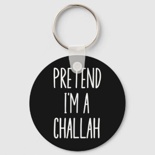 Jewish Hanukkah Challah Easy Halloween Costume Key Ring