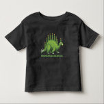 Jewish Hanukkah Dinosaur Menorah Jew Dino Fans Toddler T-Shirt<br><div class="desc">Cute Jewish Christmas Gift for Hanukkah. An Awesome funny Dinosaur Stegosaurus Menorah Gift.</div>