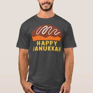 Jewish Holiday Chanukah Sufganiyah Saying Happy T-Shirt