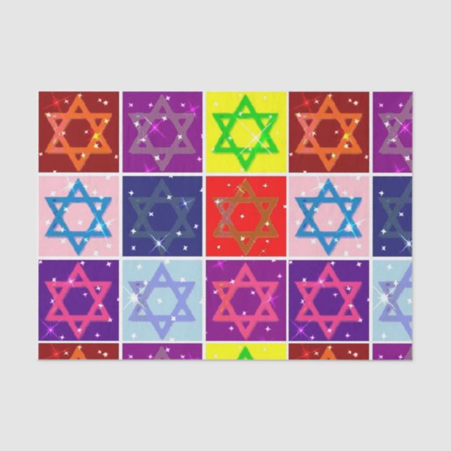 Jewish Holidays Gift Wrapping Tissue Paper - Gifts (Front)