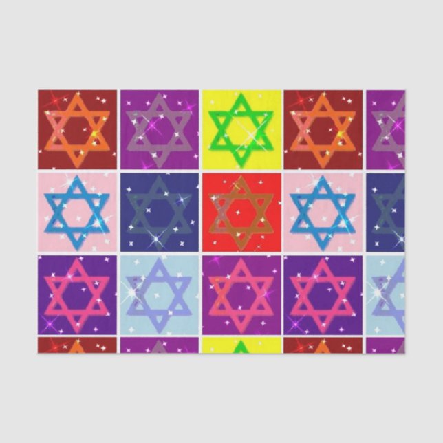 Jewish Holidays Gift Wrapping Tissue Paper - Gifts (Front)