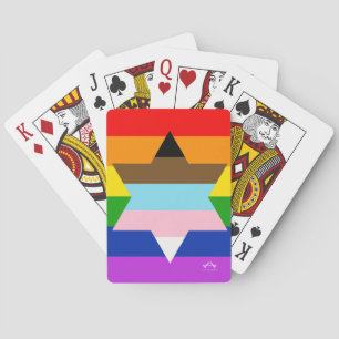 Jewish Inclusive Pride Flag Classic Playing Cards