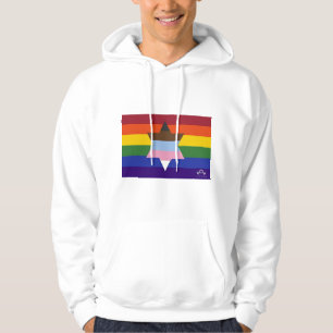 Jewish Inclusive Pride Flag Sweatshirt