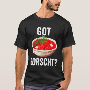 Jewish Jews Food Borscht Kosher Lover Hebrew Cuisi T-Shirt