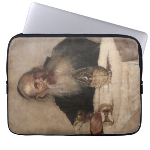 Jewish Man Drinking Wine (by Olga Boznanska) Laptop Sleeve