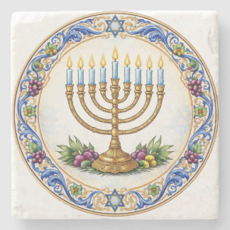 Jewish marble coaster