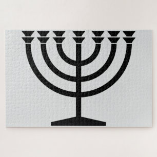 Jewish Menorah (Symbol of Judaism) Jigsaw Puzzle