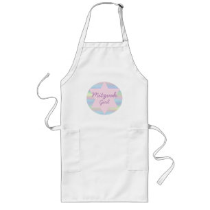 Jewish Mitzvah Girl Superhero Apron