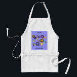 Jewish Mommaleh Apron<br><div class="desc">Words say, "Jewish Mommaleh" and beautiful Jewish Stars are the central design for this kitchen chef's apron. Happy Channukka! Buy your mum this one!</div>