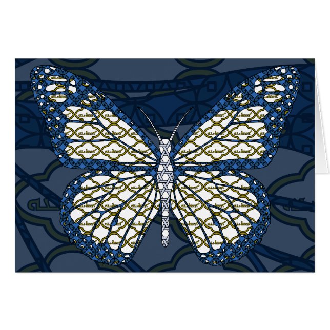 Jewish Monarch Card (Front Horizontal)