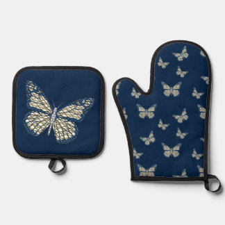 Jewish Monarch Oven Mitt & Pot Holder Set