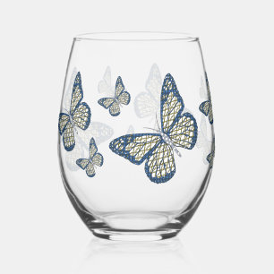 Jewish Monarch Stemless Wine Glass