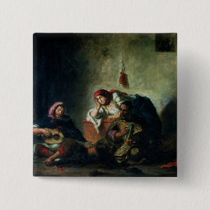 Jewish Musicians in Mogador, 1847 15 Cm Square Badge