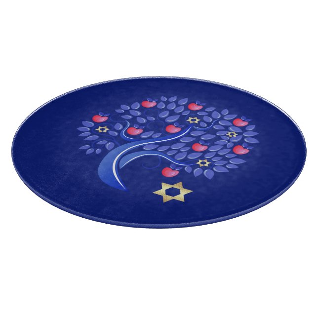 Jewish New Year | Rosh Hashanah Challah Board (Corner)