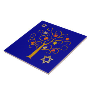 Jewish New Year   Rosh Hashanah Gift  Tile