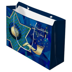 Jewish New Year Rosh Hashanah Large Gift Bag