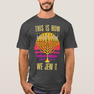 Jewish People Hanukkah Chanukah Funny Israeli Men  T-Shirt