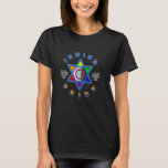 Jewish Pride Menorah Star LGBTQ Inclusivity T-Shirt<br><div class="desc">Jewish Pride Menorah Star LGBTQ Inclusivity</div>