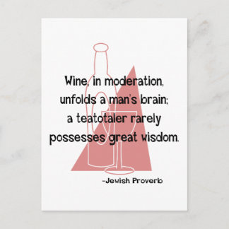 Jewish Proverb Postcard