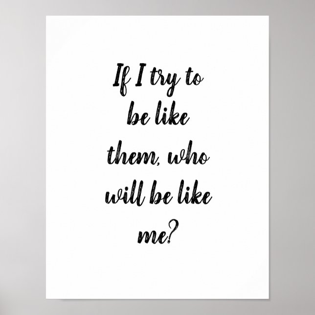 Jewish proverb quote *motivational* poster (Front)