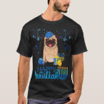 Jewish Pug Dog Menorah Hat Chanukah Hanukkah Jewis T-Shirt<br><div class="desc">Jewish Pug Dog Menorah Hat Chanukah Hanukkah Jewish Xmas 1</div>