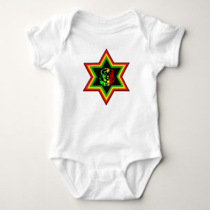 Jewish Rasta Baby Bodysuit