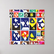 Jewish Religious Symbols Wall Art