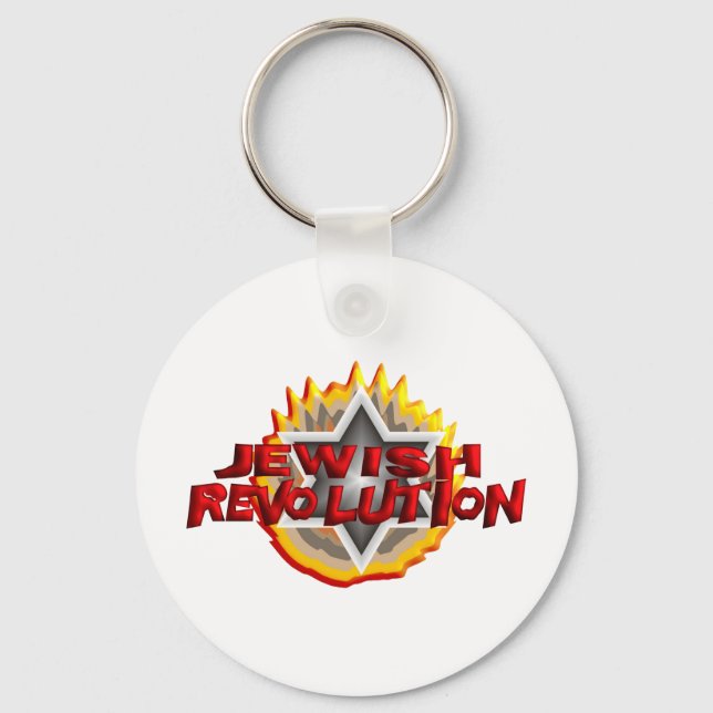 Jewish Revolution Key Ring (Front)