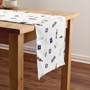Jewish Sabbat pattern Short Table Runner