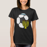 Jewish Soccer Footbal Menorah Hanukkah Chanukah Sp T-Shirt<br><div class="desc">Jewish Soccer Footbal Menorah Hanukkah Chanukah Sports Boys.</div>