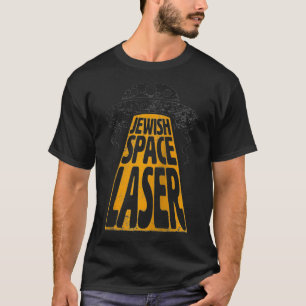 Jewish Space Laser Funny Parody Raglan Baseball Te T-Shirt