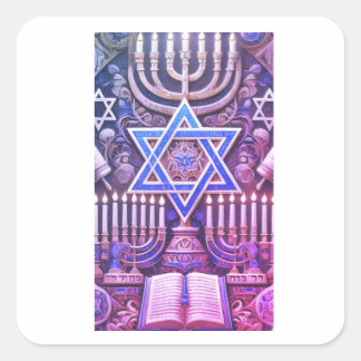 Jewish Square Sticker