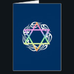 Jewish Star Colours<br><div class="desc">Jewish Star in pastel colours on flame tattoo perfect for hebrew holidays,  passover,  hanukkah or rosh hoshanah.</div>