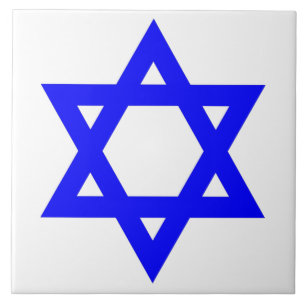 ✡︎ Jewish Star of David Ceramic Tile