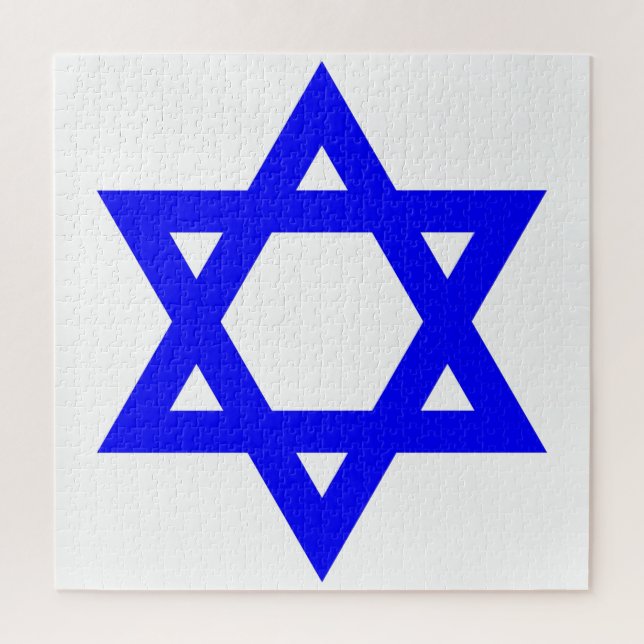 Jewish Star of David Jigsaw Puzzle (Vertical)